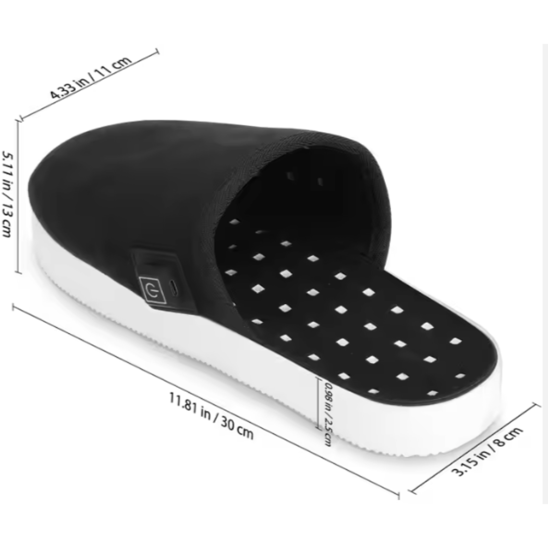 Cozy Red Light Therapy Slippers Sandals Infrared for Feet Foot Pain Relief LED Light Therapy Slipper Device for Foot Toes Instep Heel Home Use