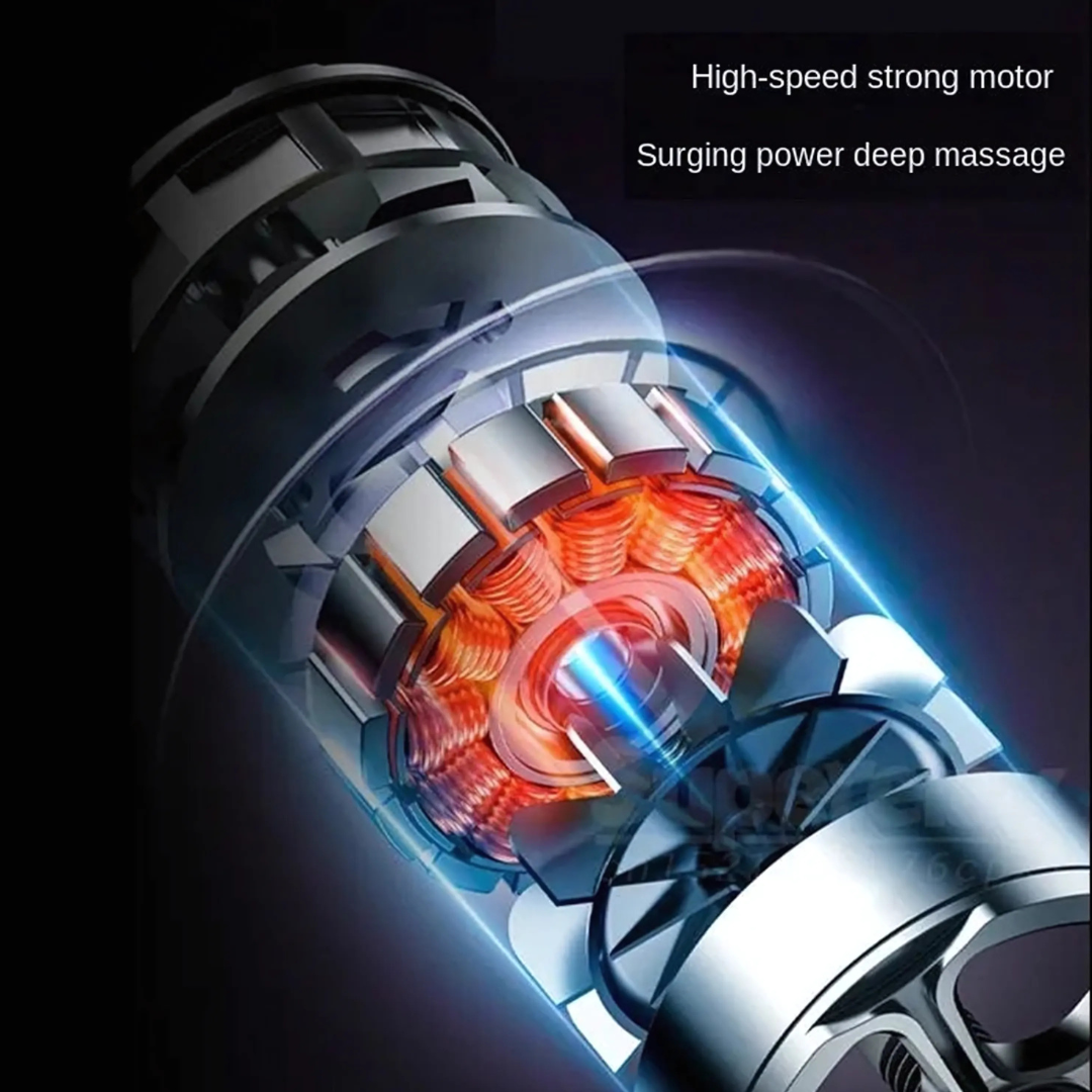 Mini Massage Gun Black Professional Muscle Recovery Portable Small Massage Gun High Frequency