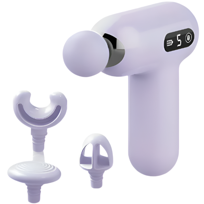 Handheld Percussion Massage Gun for Deep Tissue Relief, Portable Muscle Massager for Back, Neck & Body, Adjustable Speed Options