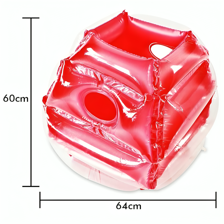Set of 2 Inflatable Body Bumper Ball for Kids – Outdoor Bubble Soccer Interactive Fun Durable PVC Ball for Active Play Group Game Body Bumpers For Ages 4 and up