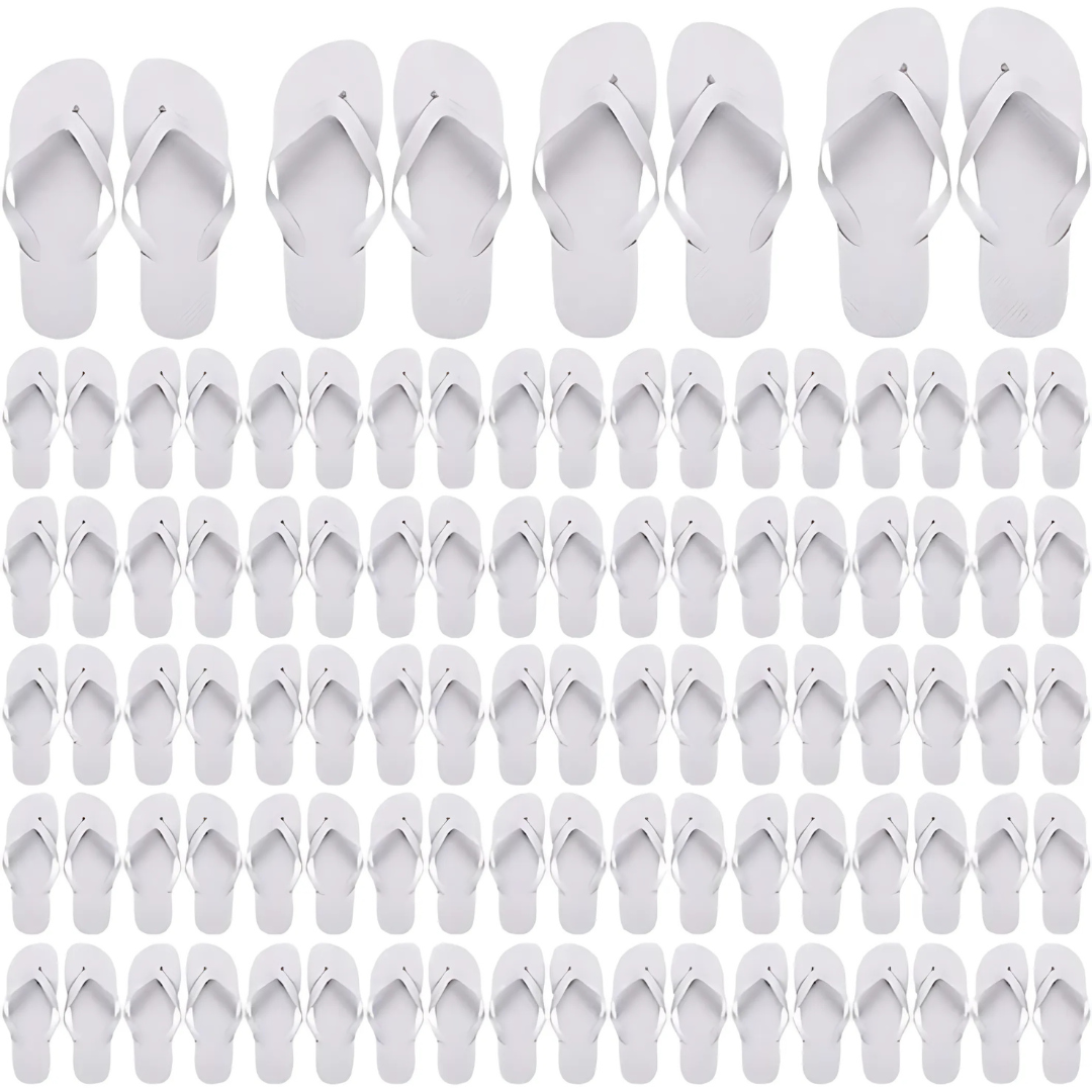 50 Pairs Flip Flops High Quality Standard Unisex General Size for Men and Women Hotel Travel Guests 24 Pairs Flip Flops
