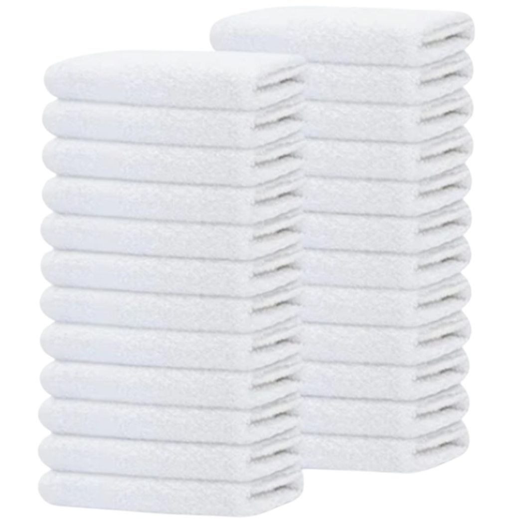 Hand Face Bulk Box Towels Blue Red White Black Gray Pink White Thick Hand Towels Bulk Hotels Spa Gym Commercial establishments Wholesale Intensive Use Towels Strong Premium 12x12inch
