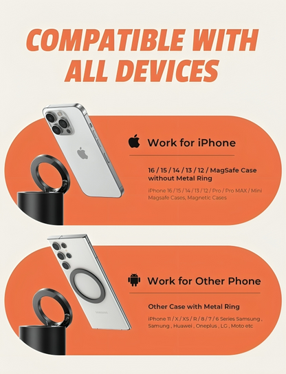 Water Bottle Magnet Sport Running Gym Magnetic Lid Water Bottle Phone Holder 24oz 750ml