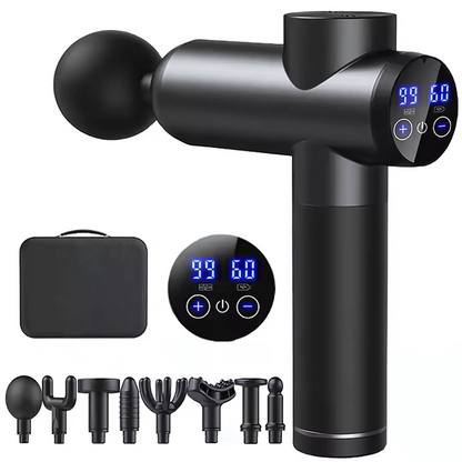 Mini Massage Gun Black Professional Muscle Recovery Portable Small Massage Gun High Frequency