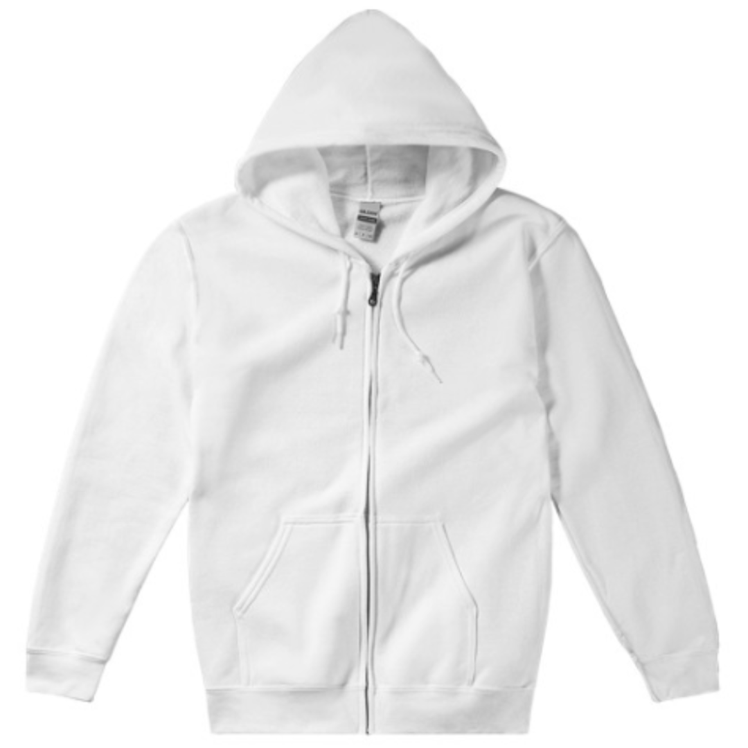 Classic Unisex Zip Hoodie - Customizable Staff Logo Personalize Custom Logo Embroidery Direct-to-Garment
