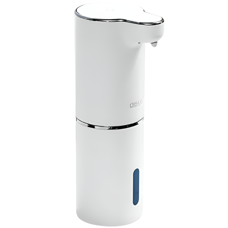 Automatic Soap Dispenser 300ml Adjustable Volume Control Rechargeable Hands Free Soap Dispenser for Kitchen Bathroom White