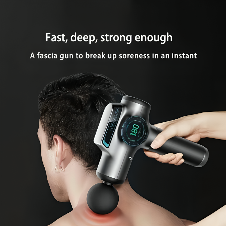 Buy One Get One Free - 2024 Professional Deep Tissue Massage Gun with LCD Screen – Electric Muscle & Pain Relief Massager for Body & Back