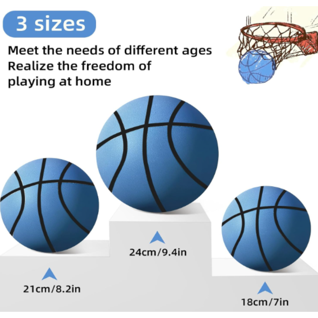 Indoor Silent Ball Silent Basketball Quiet Bounce Basketball Foam BasketBall Foam Ball Sponge Ball Indoor Kids Adults Indoor Game Fun Football Silent Ball Soccer Silent Ball Sponge Football Foam