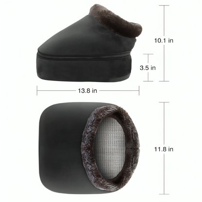 Foot & Back Massager with Heat – Kneading Foot Massager Machine with Heating Pad & Cushion for Feet Back & Legs Relaxation