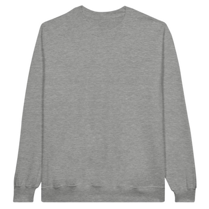 Classic Unisex Crewneck Sweatshirt - 100% Cotton Customize own Logo Photo Picture Phrase Personalize  Embroidery Direct-to-Garment