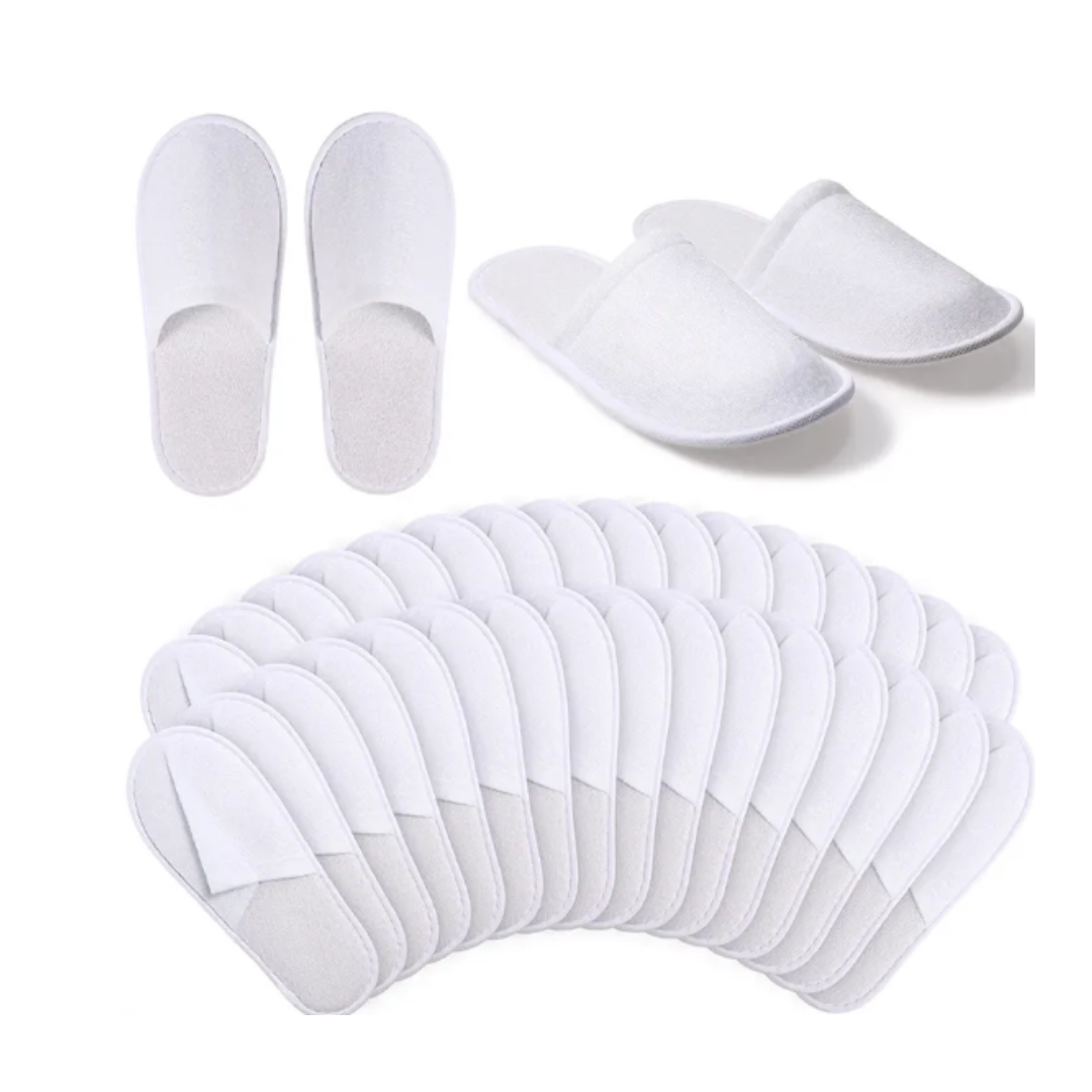 Disposable Spa Slippers Bulk Standard Unisex General Size for Men and Women Hotel Travel Guests