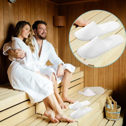 Disposable Spa Slippers Bulk Standard Unisex General Size for Men and Women Hotel Travel Guests