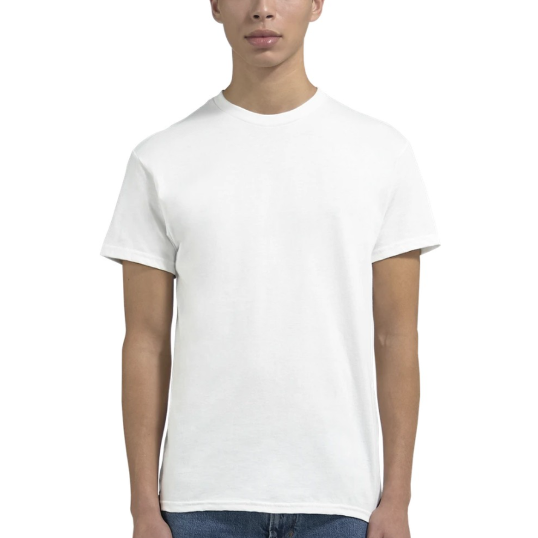 Short Sleeve Mans T-shirt 100% Cotton Customize own Logo Photo Picture Phrase Personalize Embroidery Direct-to-Garment
