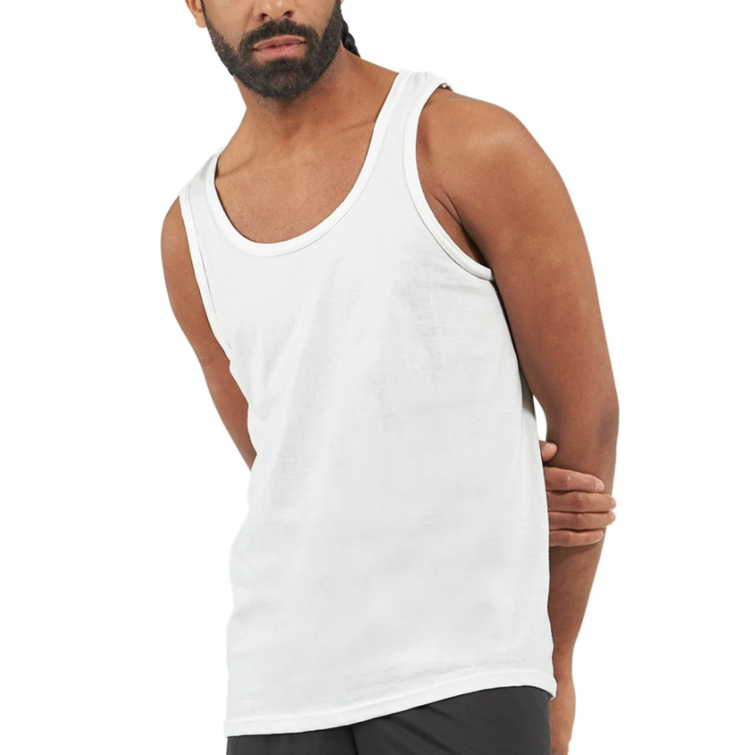 Premium Unisex Tank Top - Customizable Staff Logo Personalize Embroidery Direct-to-Garment