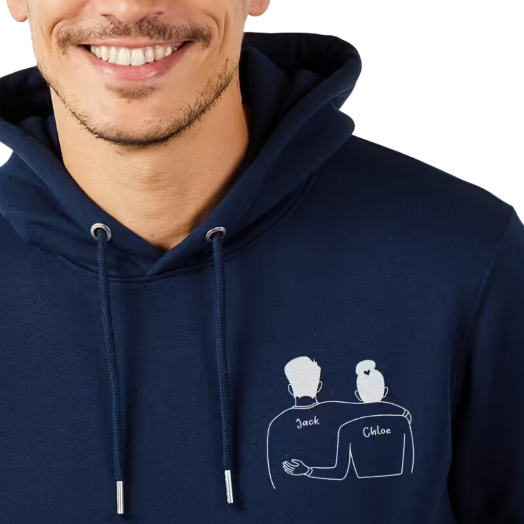 Premium Unisex Pullover Hoodie - Customizable Staff Logo Personalize Embroidery Direct-to-Garment