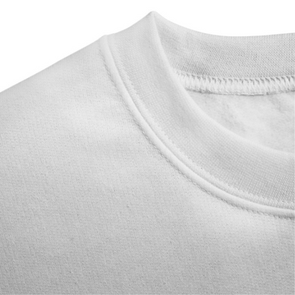 Classic Unisex Crewneck Sweatshirt - 100% Cotton Customize own Logo Photo Picture Phrase Personalize  Embroidery Direct-to-Garment