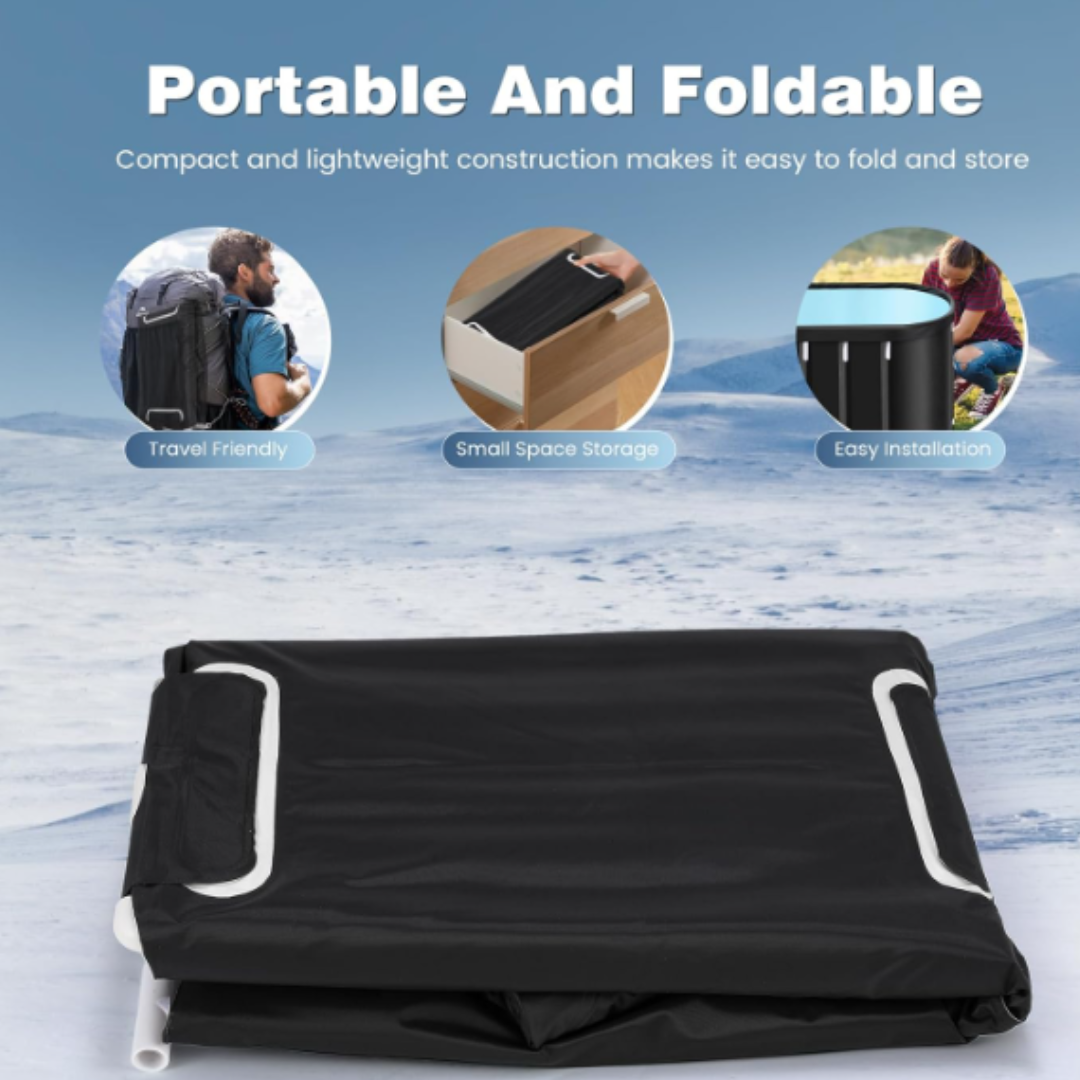 Ice Bath Portable Tub for Athletes Multiple Layered Portable Outdoor Cold Plunge Tub for Muscle Recovery Ice Baths for Home Gym Indoor Large 101 Gal XL