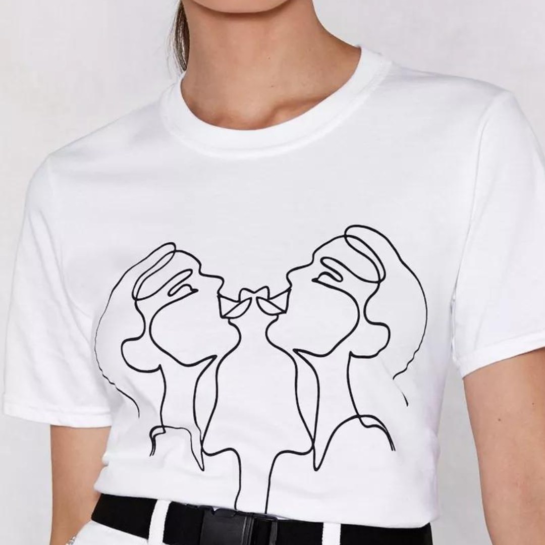 Short Sleeve Womens T-shirt 100% Cotton Customize own Logo Photo Picture Phrase Personalize Embroidery Direct-to-Garment