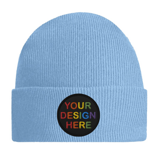 Orginal Cuffed Beanie - Customizable Staff Logo Personalize Own Design Embroidery Direct-to-Garment