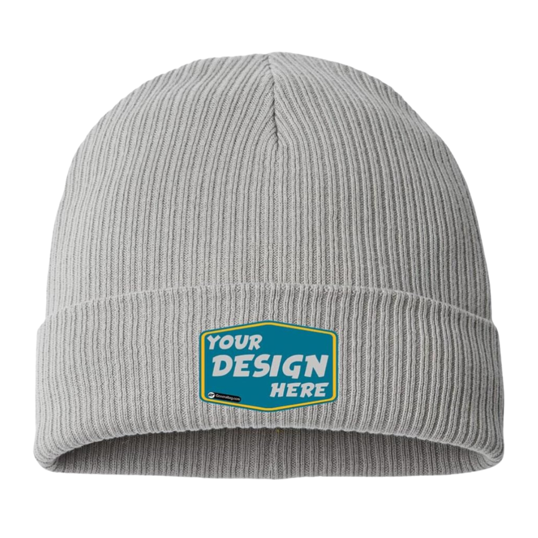 Cotton Beanie Unisex Customizable Logo Own Design Print Photo Picture Personalization Embroidery Direct-to-Garment