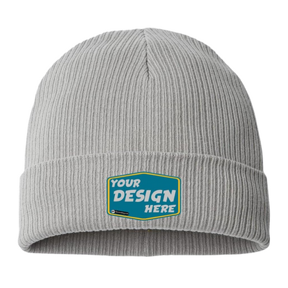 Cotton Beanie Unisex Customizable Logo Own Design Print Photo Picture Personalization Embroidery Direct-to-Garment