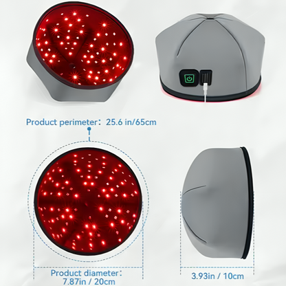 Cozy Red Light Therapy Hat Hair Treatment Red Light Cap PPR Hair Growth Hair Strength Hair Loss