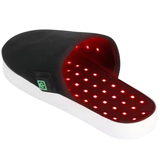 Cozy Red Light Therapy Slippers Sandals Infrared for Feet Foot Pain Relief LED Light Therapy Slipper Device for Foot Toes Instep Heel Home Use