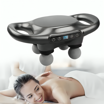 20-Speed Deep Tissue Massage Gun Muscle Recovery Portable Drone-Inspired Design 4 Heads for Targeted Relief Electric Muscle Percussion Massager for Any Pain Relief Spa