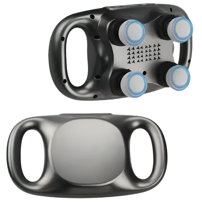 20-Speed Deep Tissue Massage Gun Muscle Recovery Portable Drone-Inspired Design 4 Heads for Targeted Relief Electric Muscle Percussion Massager for Any Pain Relief Spa