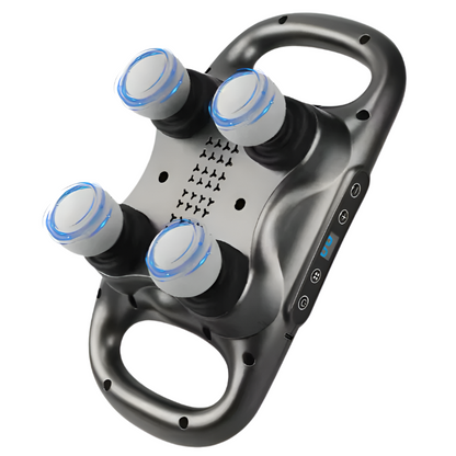 20-Speed Deep Tissue Massage Gun Muscle Recovery Portable Drone-Inspired Design 4 Heads for Targeted Relief Electric Muscle Percussion Massager for Any Pain Relief Spa