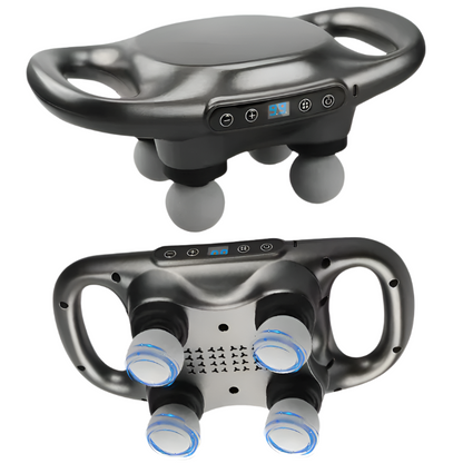 20-Speed Deep Tissue Massage Gun Muscle Recovery Portable Drone-Inspired Design 4 Heads for Targeted Relief Electric Muscle Percussion Massager for Any Pain Relief Spa