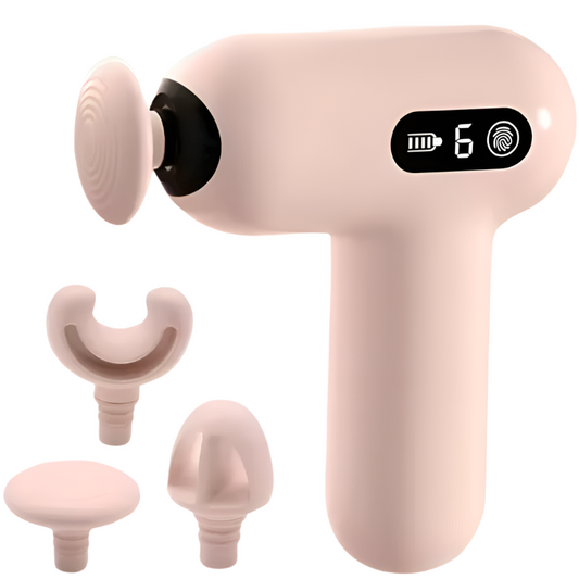 Handheld Percussion Massage Gun for Deep Tissue Relief, Portable Muscle Massager for Back, Neck & Body, Adjustable Speed Options