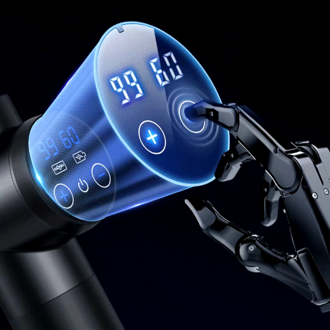 Mini Massage Gun Black Professional Muscle Recovery Portable Small Massage Gun High Frequency