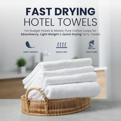 Hand Face Bulk Box Towels Blue Red White Black Gray Pink White Thick Hand Towels Bulk Hotels Spa Gym Commercial establishments Wholesale Intensive Use Towels Strong Premium 12x12inch