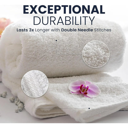 Hand Face Bulk Box Towels Blue Red White Black Gray Pink White Thick Hand Towels Bulk Hotels Spa Gym Commercial establishments Wholesale Intensive Use Towels Strong Premium 12x12inch