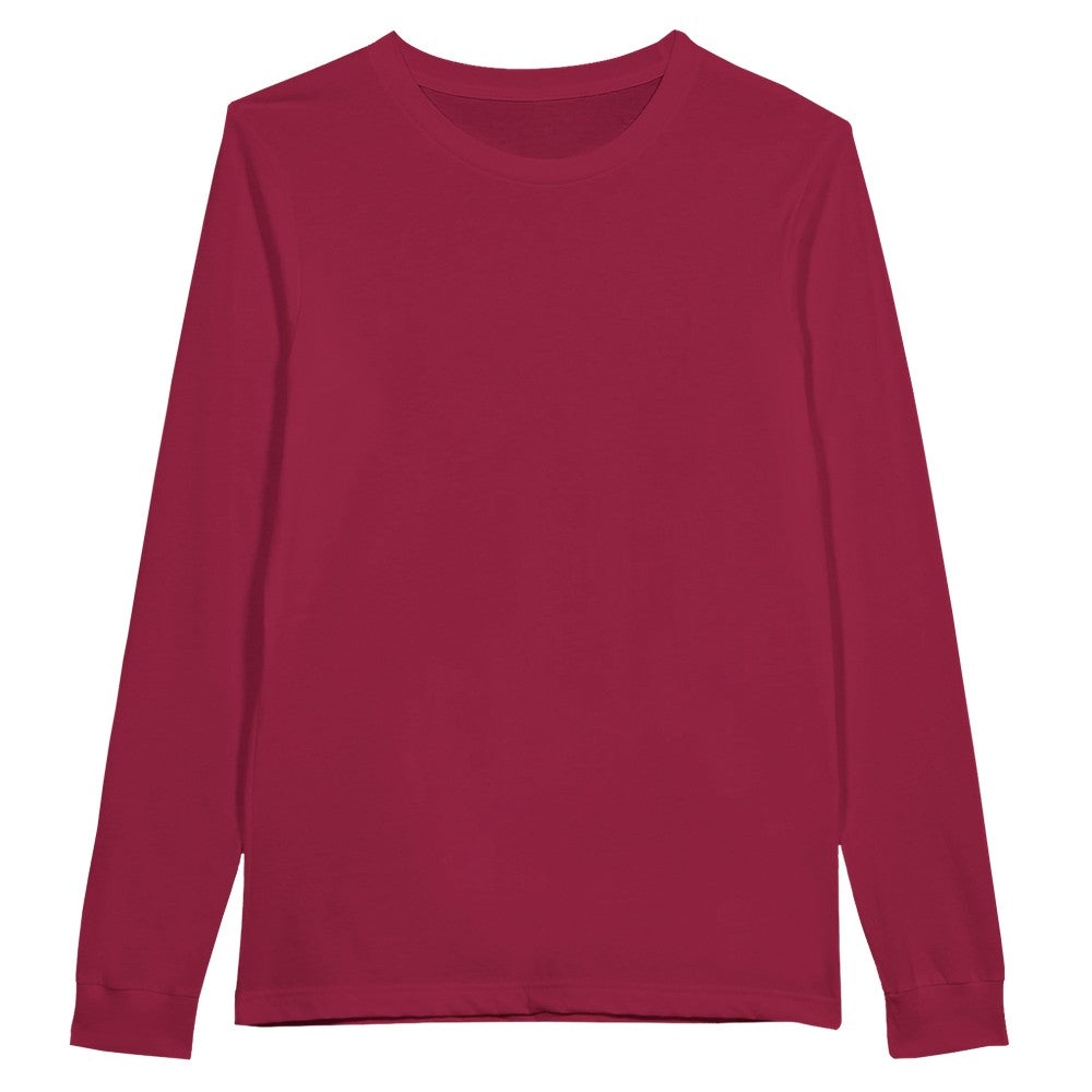 Premium Unisex Longsleeve T-shirt - Customizable Staff Logo Personalize Own Design Embroidery Direct-to-Garment
