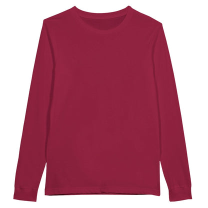 Premium Unisex Longsleeve T-shirt - Customizable Staff Logo Personalize Own Design Embroidery Direct-to-Garment