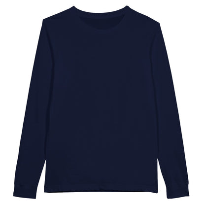 Premium Unisex Longsleeve T-shirt - Customizable Staff Logo Personalize Own Design Embroidery Direct-to-Garment