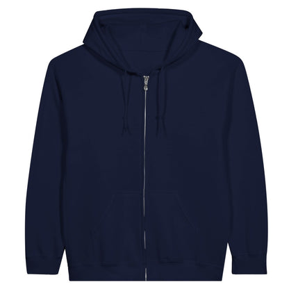 Classic Unisex Zip Hoodie - Customizable Staff Logo Personalize Custom Logo Embroidery Direct-to-Garment