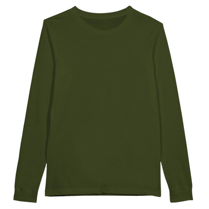 Premium Unisex Longsleeve T-shirt - Customizable Staff Logo Personalize Own Design Embroidery Direct-to-Garment