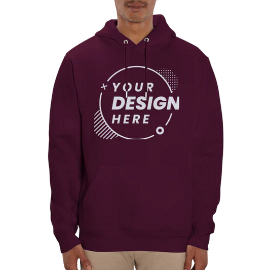 Premium Unisex Pullover Hoodie - Customizable Staff Logo Personalize Embroidery Direct-to-Garment