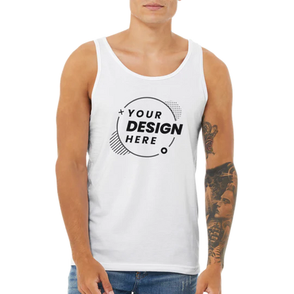 Premium Unisex Tank Top - Customizable Staff Logo Personalize Embroidery Direct-to-Garment