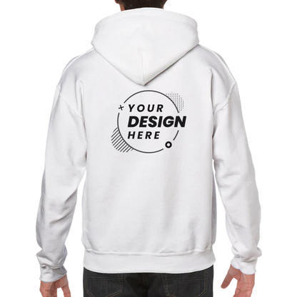 Classic Unisex Pullover Hoodie - Customizable Staff Logo Personalize Embroidery Direct-to-Garment