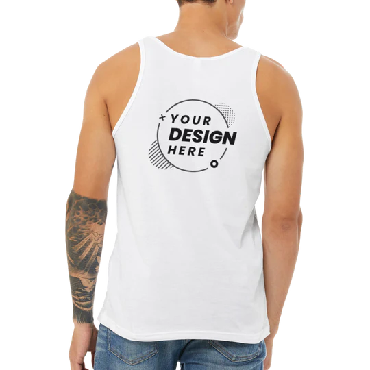 Premium Unisex Tank Top - Customizable Staff Logo Personalize Embroidery Direct-to-Garment