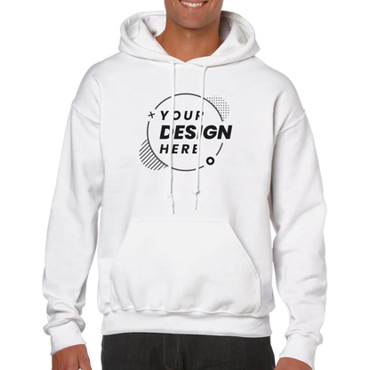Classic Unisex Pullover Hoodie - Customizable Staff Logo Personalize Embroidery Direct-to-Garment
