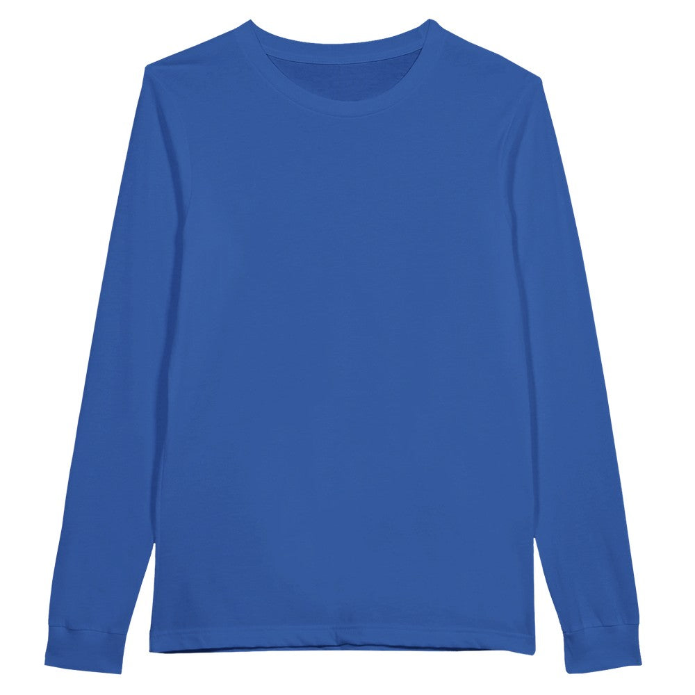Premium Unisex Longsleeve T-shirt - Customizable Staff Logo Personalize Own Design Embroidery Direct-to-Garment